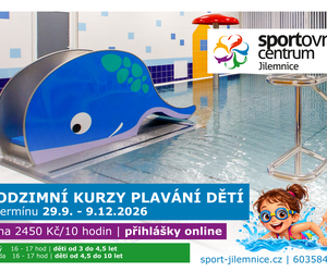 Kurzy plavání dětí ve věku 3 - 10 let 
