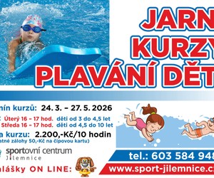 Kurzy plavání dětí ve věku 3 - 10 let 