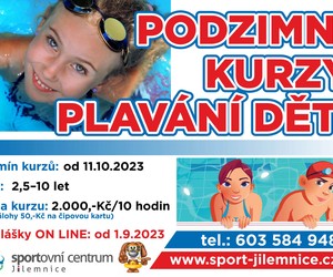 Kurzy plavání dětí ve věku 2,5 - 10 let 